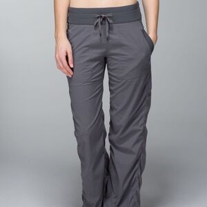 Lululemon Studio Pant II *Lined in Soot Light grey size 6